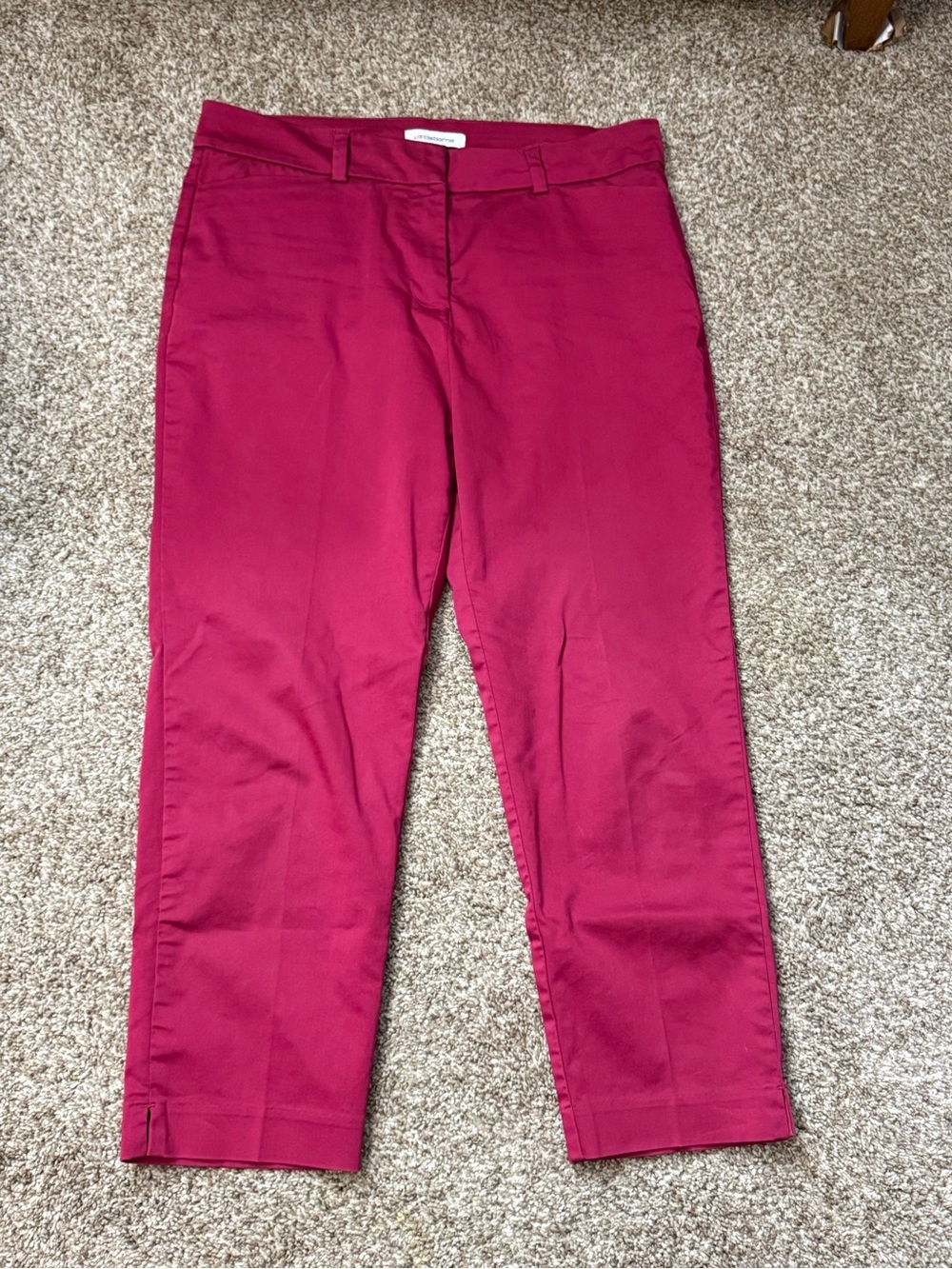 Womens Slim Fit Chino Pants